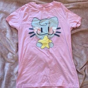 Pink Graphic Baby Tee